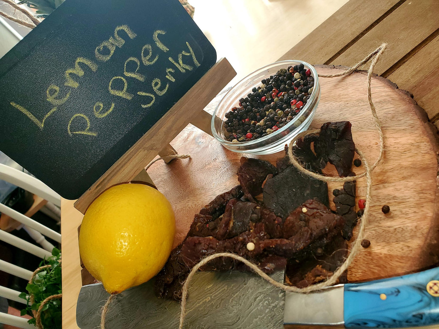 KristyAnn's Kitchen Jerky: Lemon Pepper Beef Jerky (5oz)