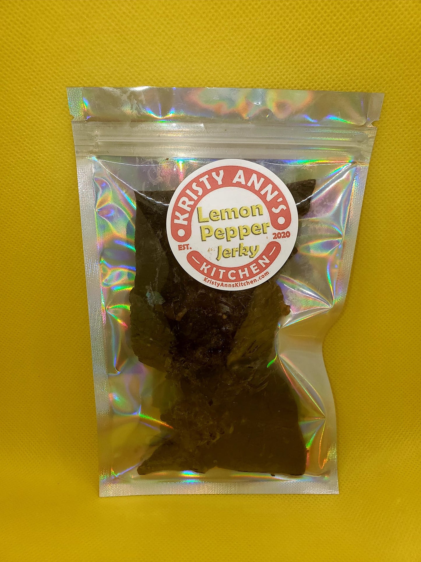 KristyAnn's Kitchen Jerky: Lemon Pepper Beef Jerky (5oz)