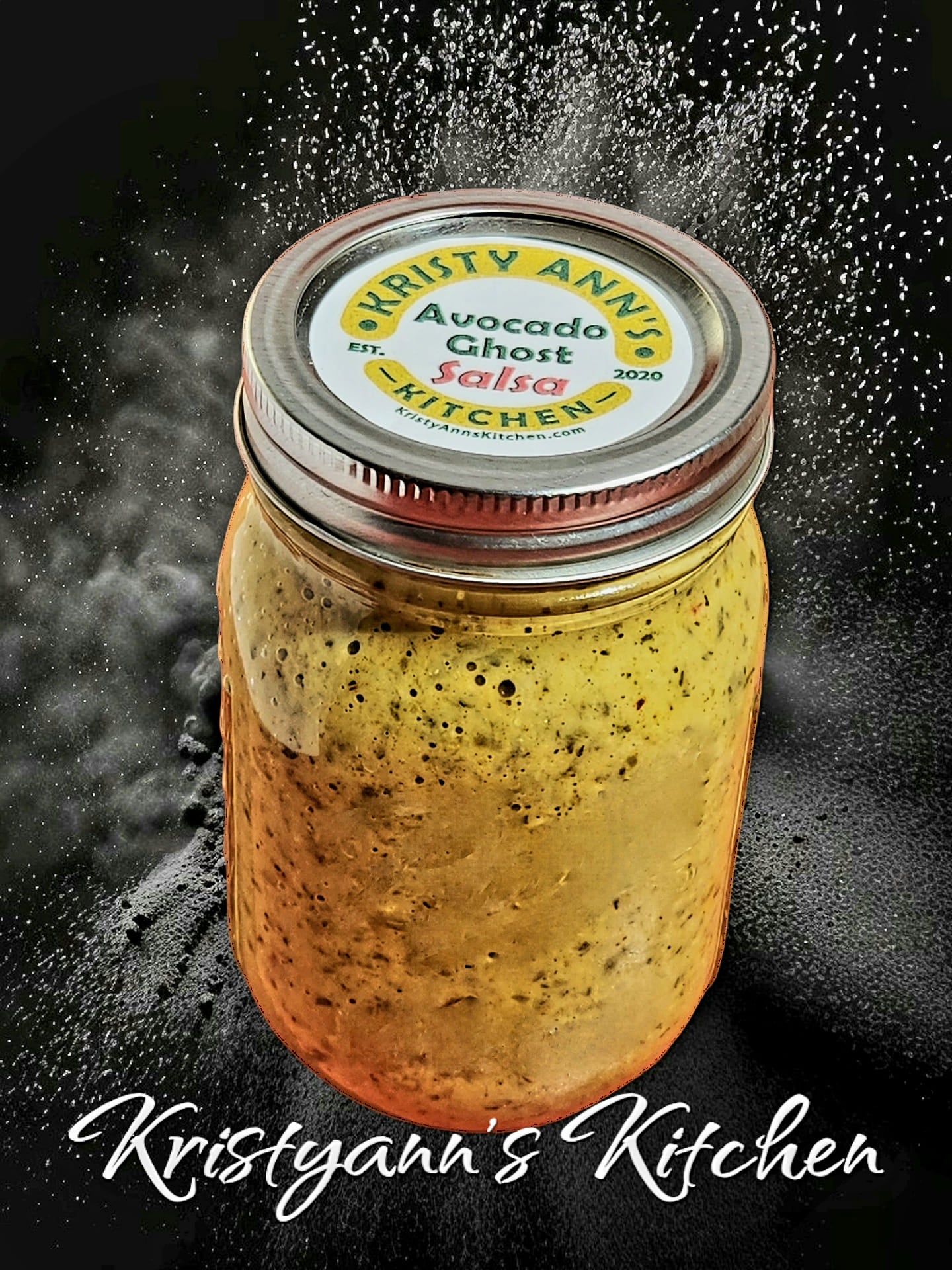 KristyAnn's Kitchen Salsa: Avocado Ghost Salsa (16oz)