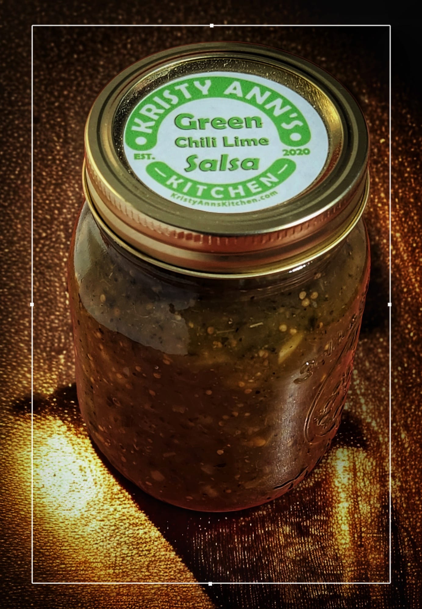 KristyAnn's Kitchen Salsa: Green Chili Lime Salsa (16 oz)