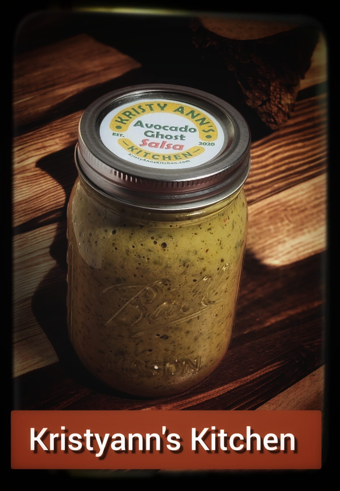KristyAnn's Kitchen Salsa: Avocado Ghost Salsa (16oz)