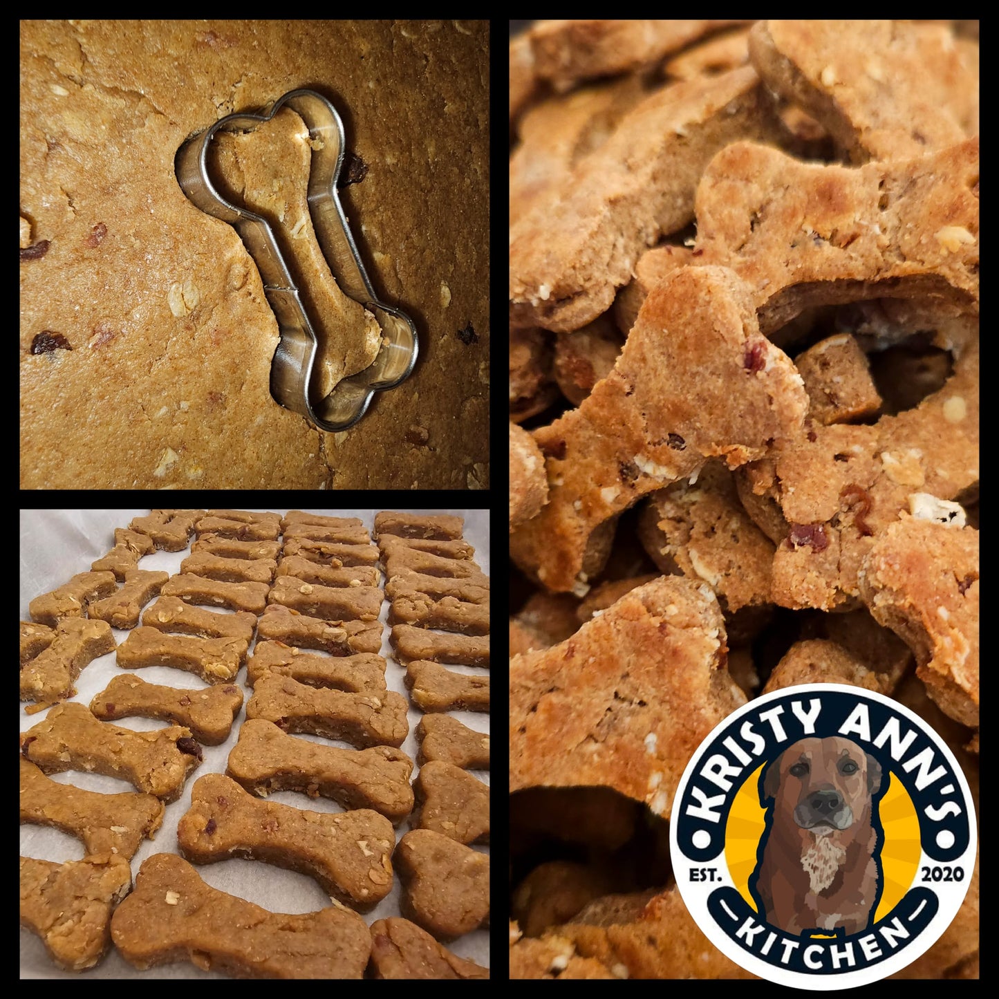 Kristyann's Kitchen Dog Treats: Peanut Butter Bacon Bones