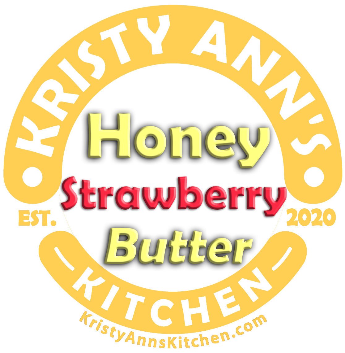KristyAnn's Kitchen: Honey Strawberry Butter (12oz)
