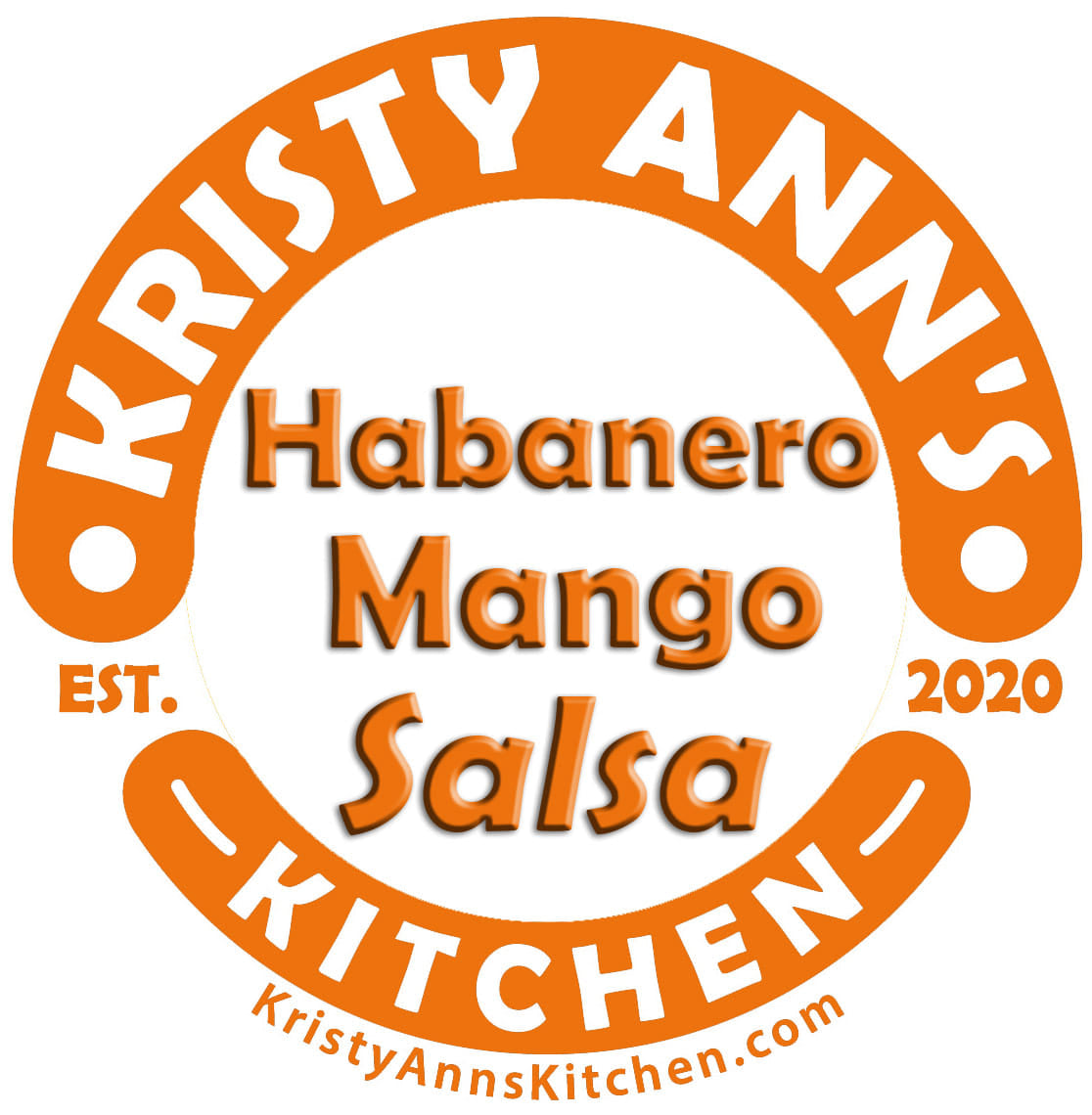 KristyAnn's Kitchen Salsa: Habanero Mango Salsa (16 oz)