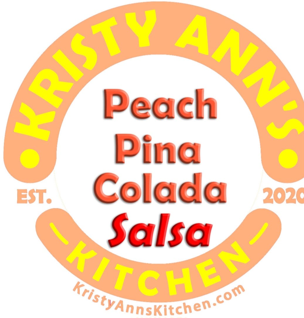 KristyAnn's Kitchen Salsa: Peach Pina Colada Salsa (16oz)