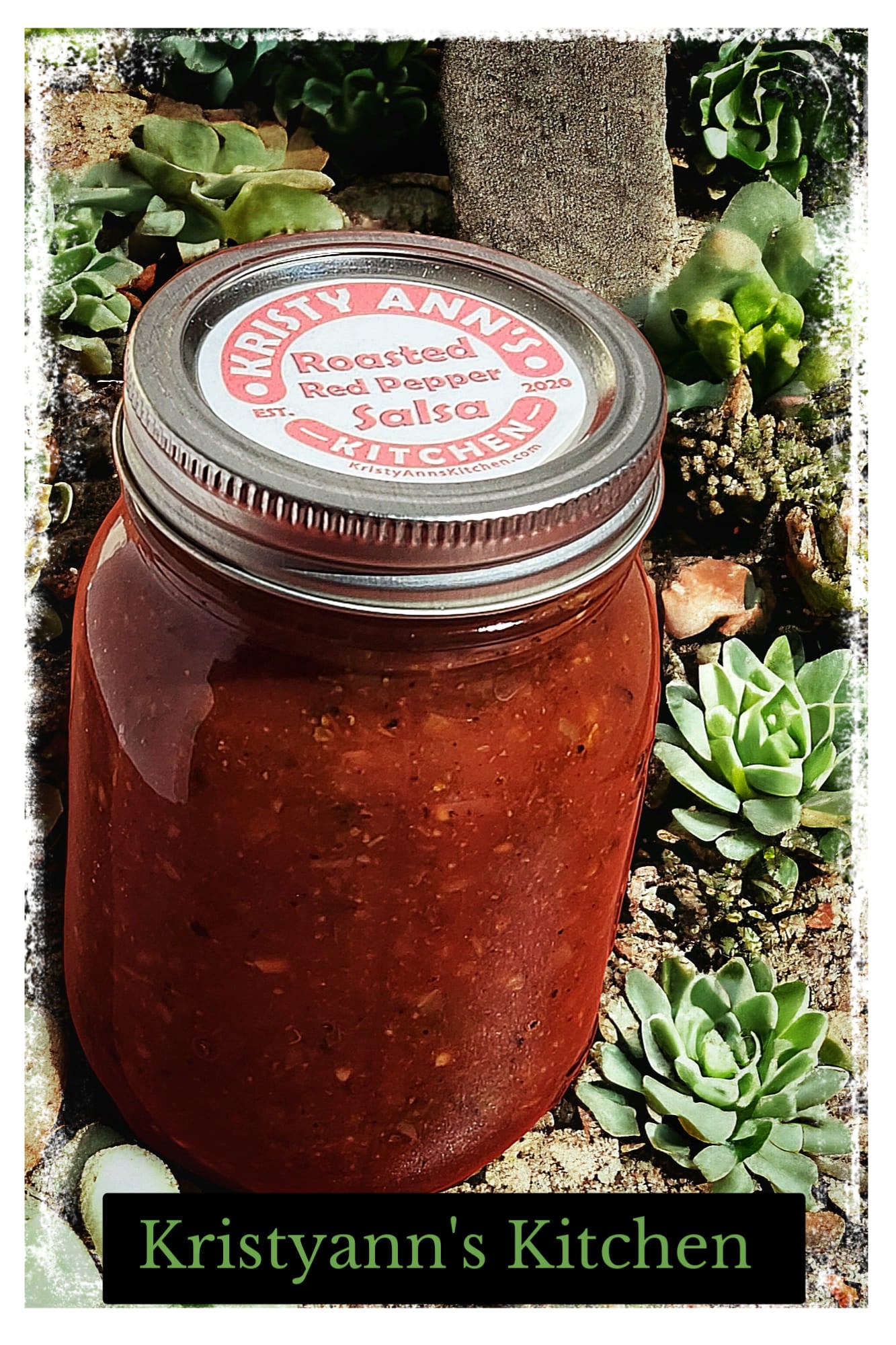 KristyAnn's Kitchen Salsa: Roasted Red Pepper Salsa (16oz)