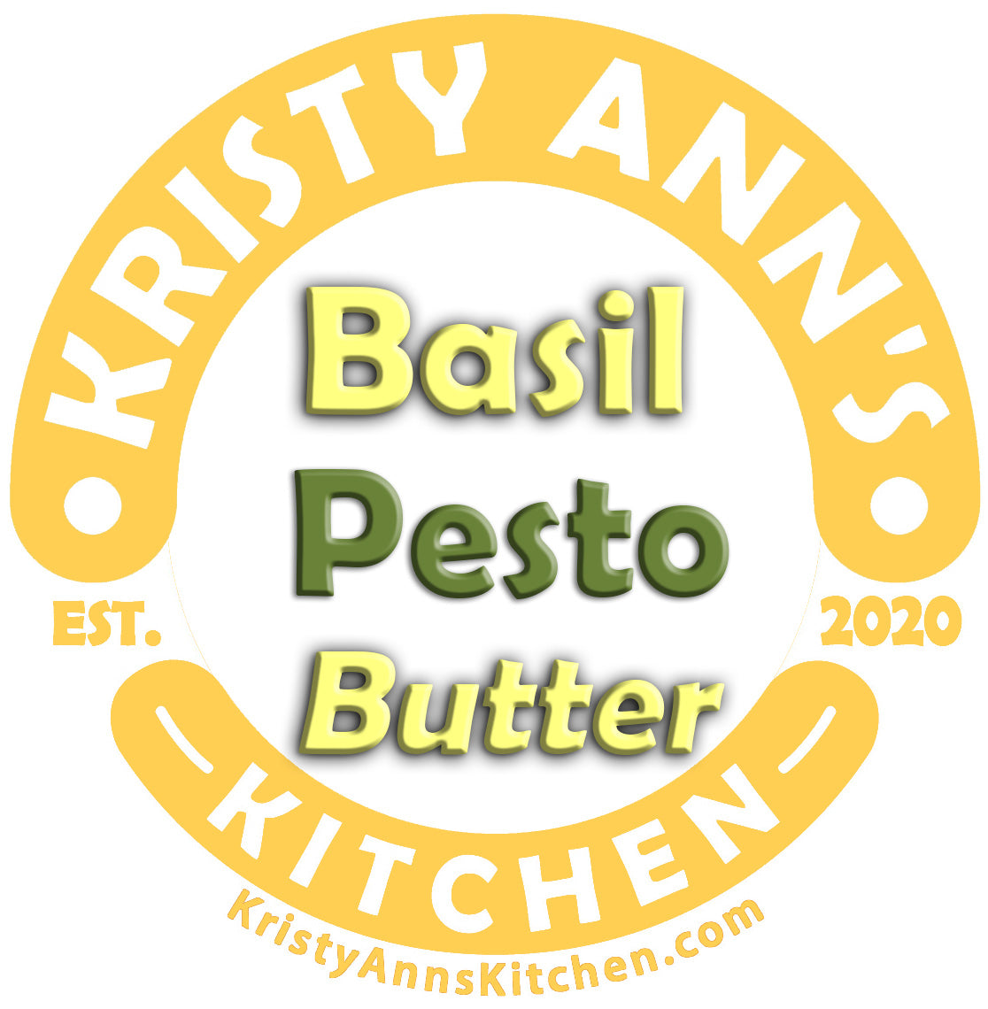 KristyAnn's Kitchen: Basil Pesto Butter (12oz)